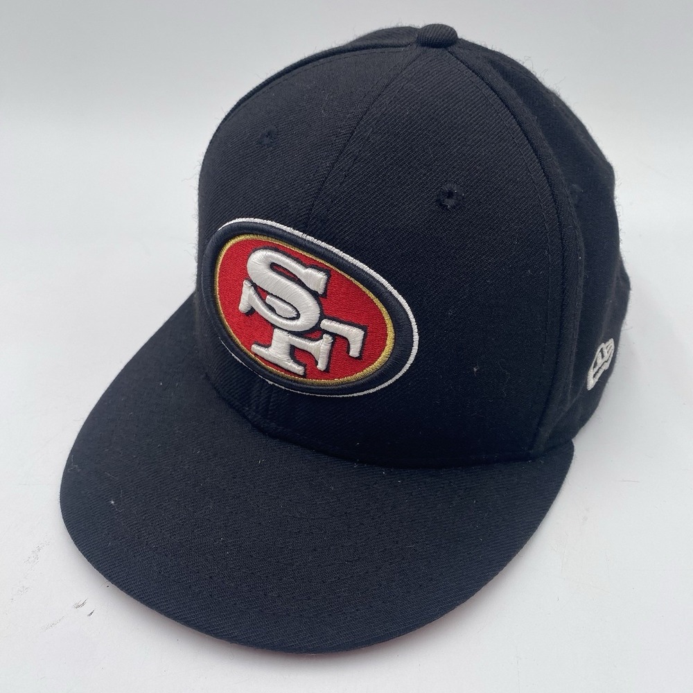 San Francisco 49ers Hat New Era 9Fifty SnapBack All Over Blackout Black Cleaned